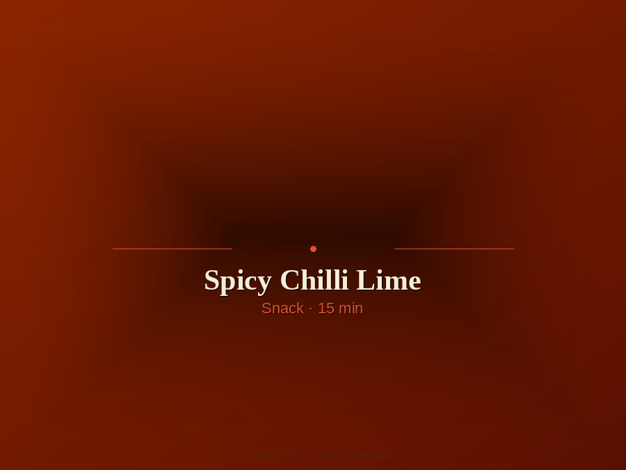 Spicy chilli lime makhana