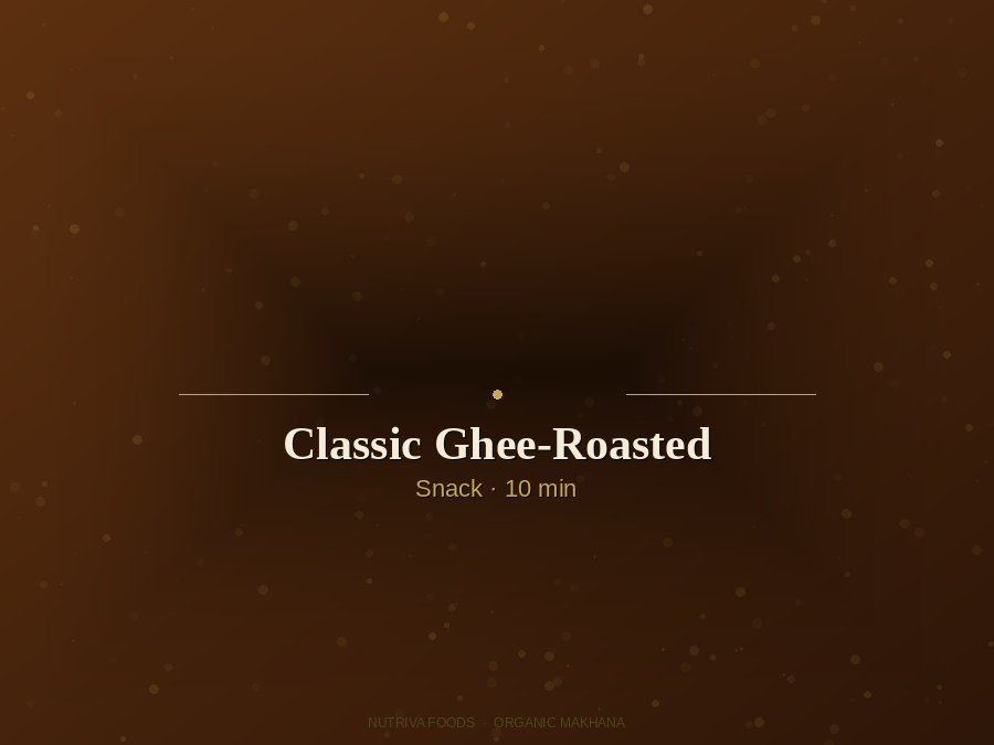 Classic roasted makhana